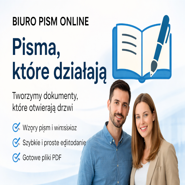 Biuro Pism Online | Twoje Sprawy w Dobrych Słowach